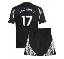 Arsenal Oleksandr Zinchenko #17 Koszulka Wyjazdowa dzieci 2024-25 Krótki Rękaw (+ krótkie spodenki)